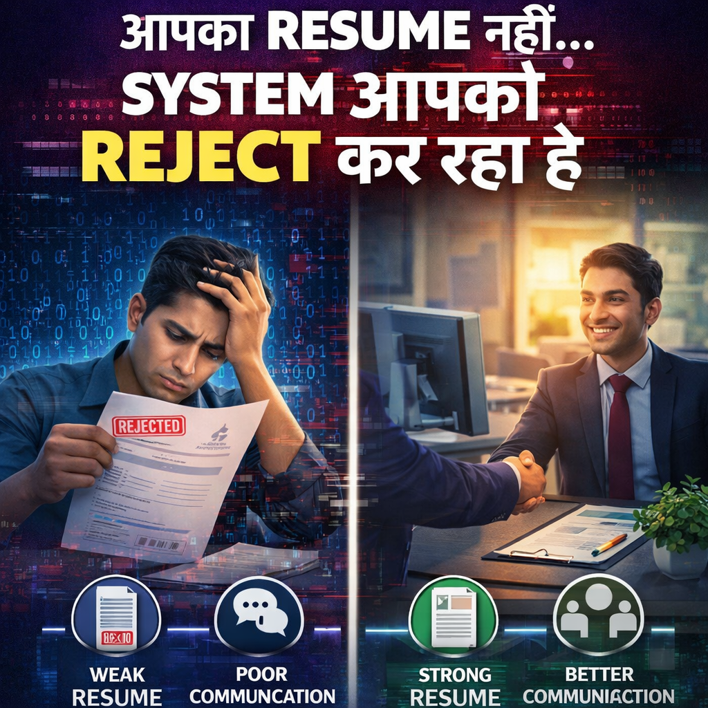 ⚠️ Aapka Resume Nahi… System Aapko Reject Kar Raha Hai
