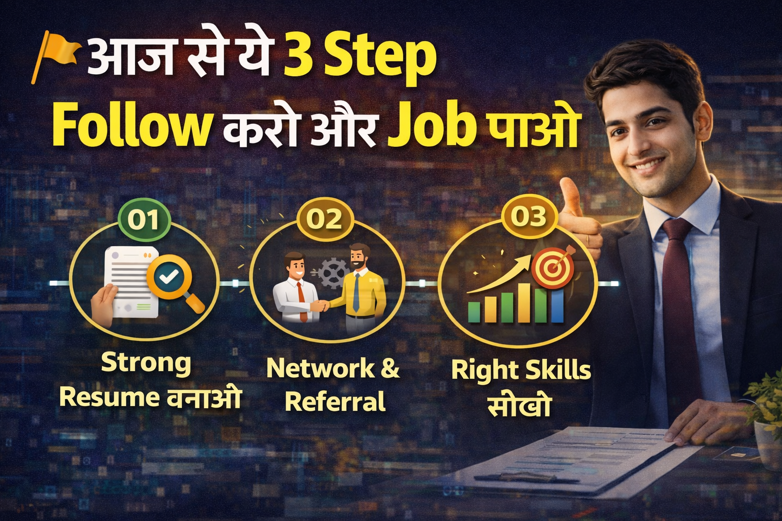 Aaj Se Yeh 3 Step Follow Karo Aur Job Pao