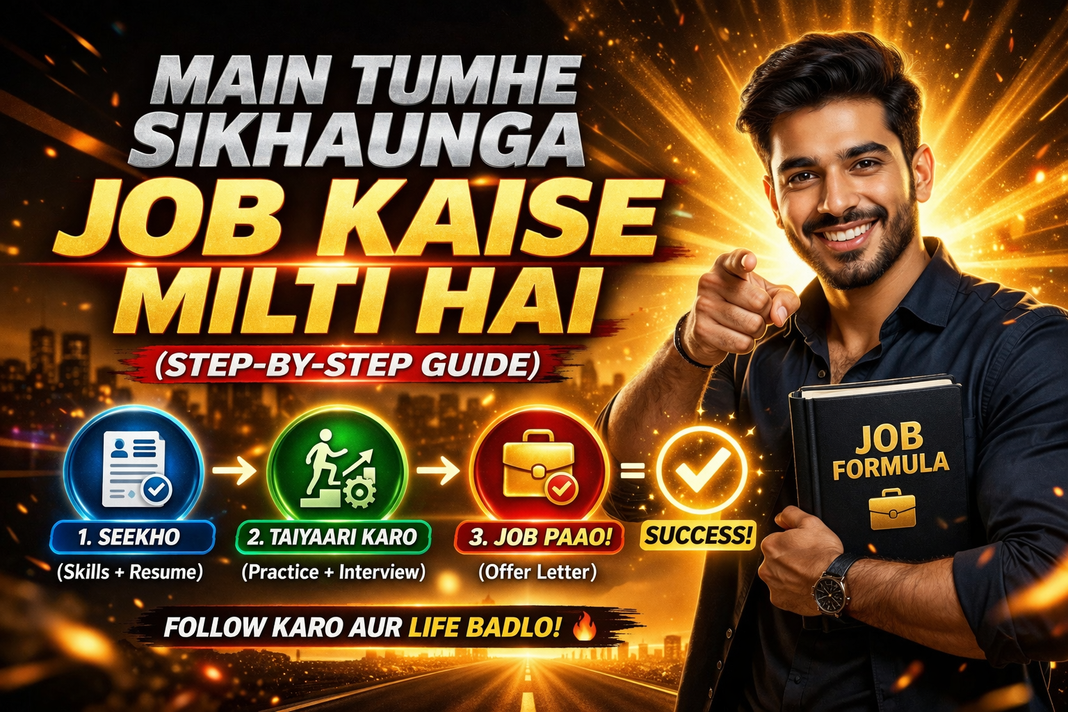 Main Tumhe Sikhaunga Job Kaise Milti Hai (Step-by-Step)