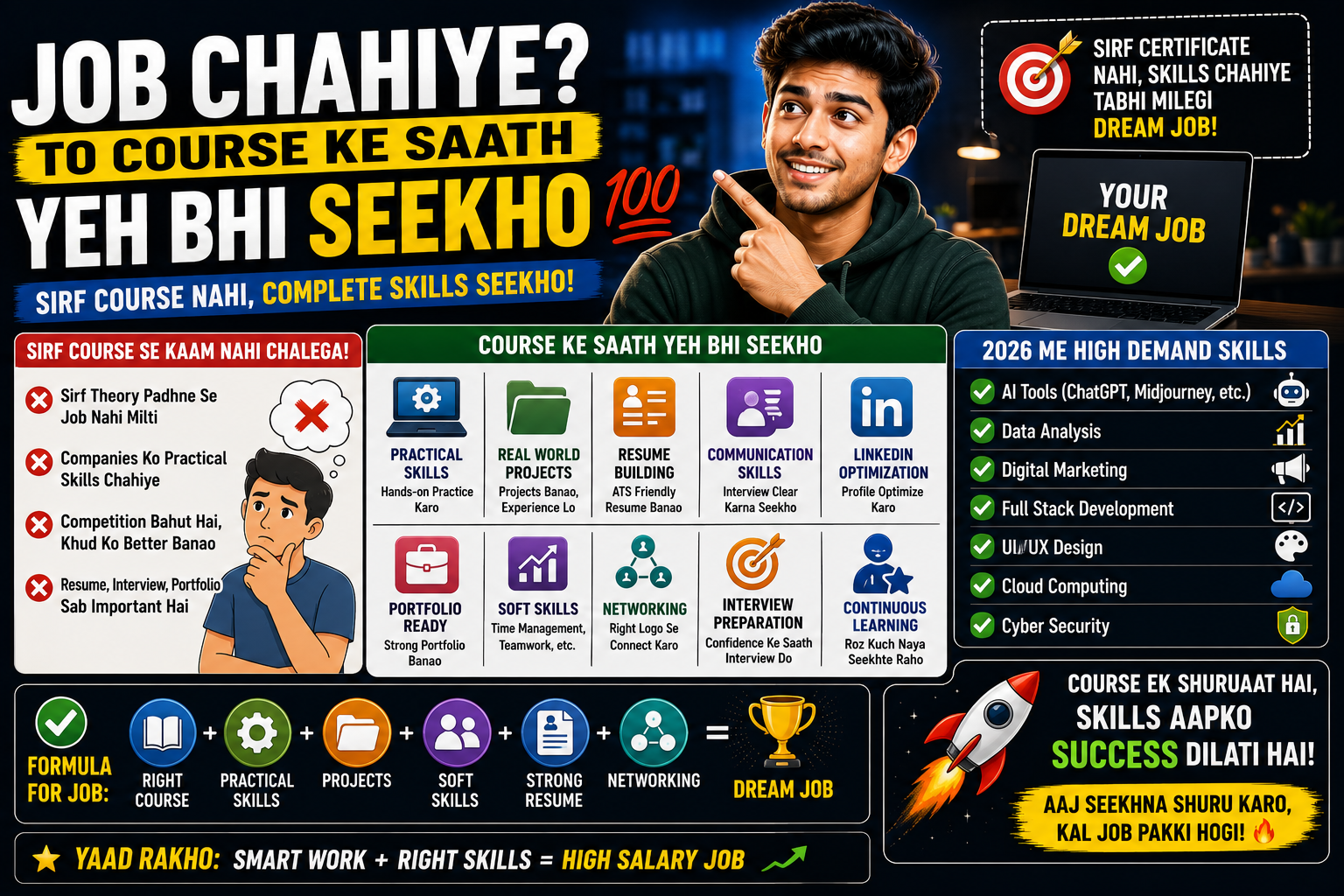 Course Complete Karne Ke Baad Job Kaise Milegi? Full Guide 2026 🚀